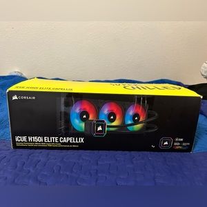 icue h150i elite capilex liquid cooler